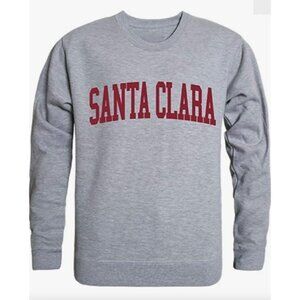 Fanatics Mens Santa Clara University Long Sleeve Sweatshirt Small Gray SP NWT
